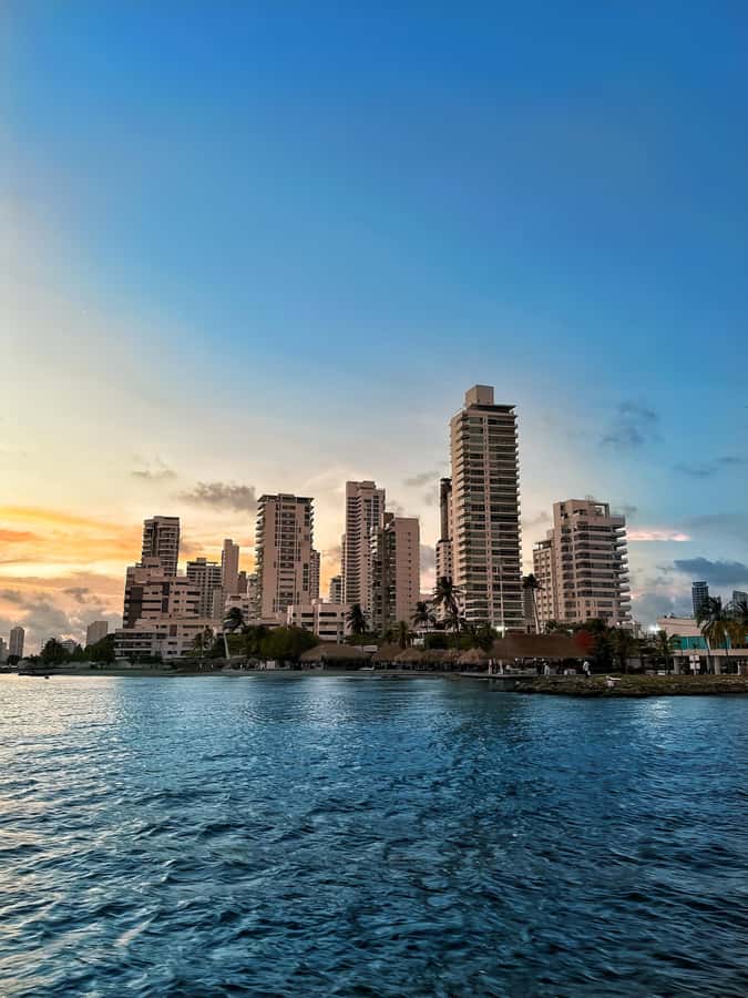 2-hour tour in Cartagena Sunset View in party boat - Sunset, photos, and the Virgen del Carmen monument