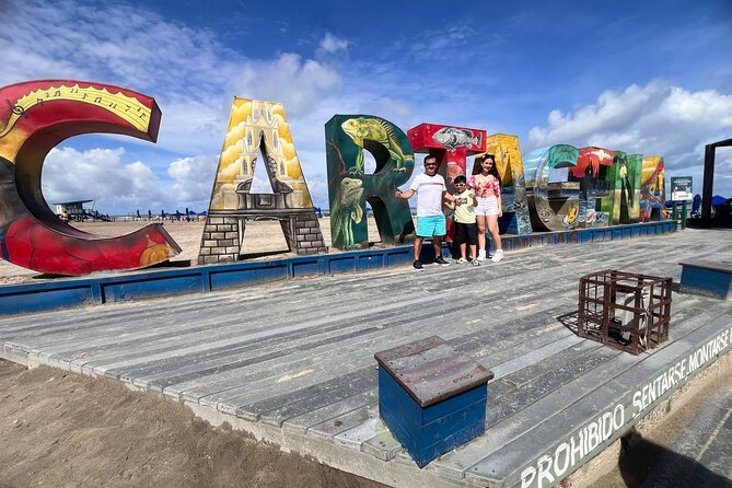 4-Hour Tour of the Best of Cartagena in an Air-Conditioned Van - The Cartagena letters are made for a quick photograph
