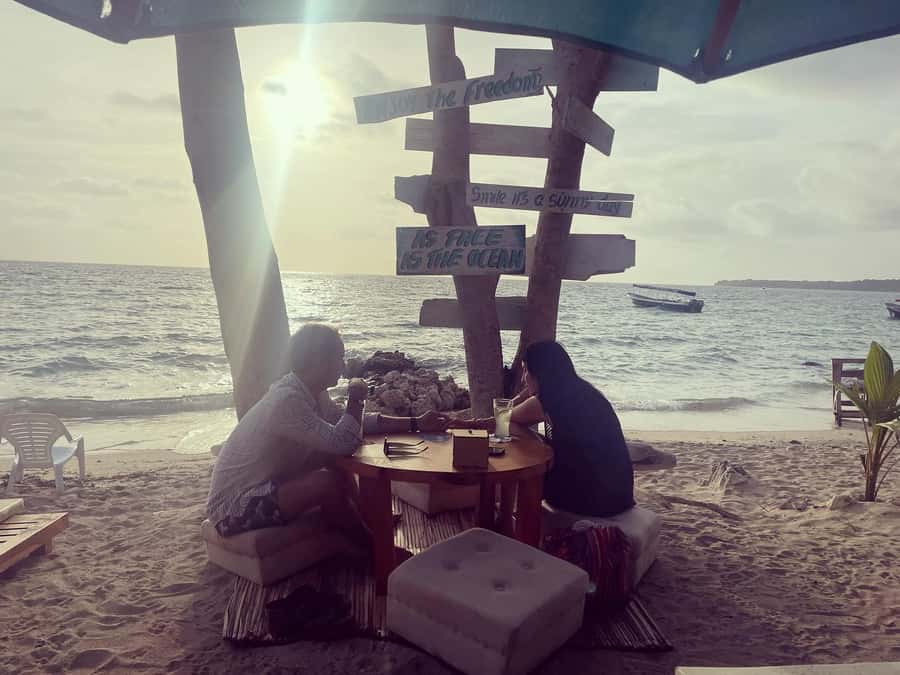 Barú: Sunset on the beach + bioluminescense plankton - The sunset is a real highlight