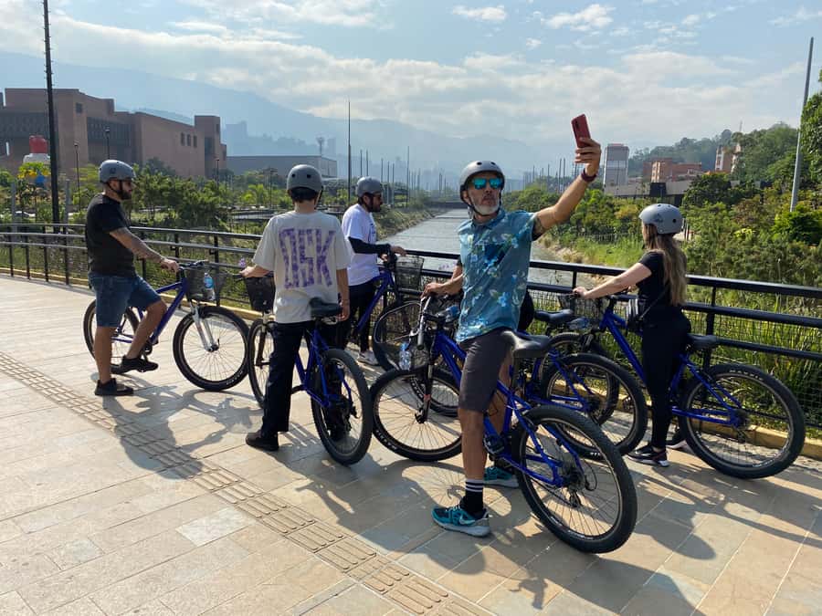 Bike Tour Medellin with Snacks and Local Beer - Pueblito Paisa and the first climb