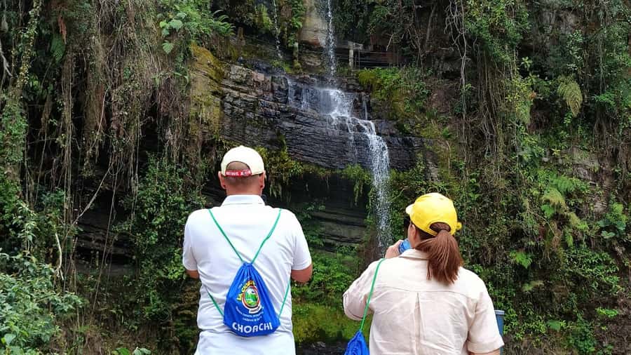 Bogota: La Chorrera Waterfall Guided Hike and Guadalupe Hill - Cueva de los Monos adds a high mountain viewpoint