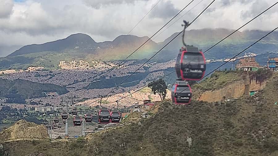 Bogotá´s Barrios: El Paraíso Favela Tour with Cable Car - Riding above Bogotá to El Paraíso