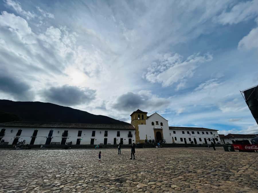 BOGOTA: Tour of Villa de Leyva, Ráquira, Pozos Azules, and Puente de Boyacá - Villa de Leyva and its enormous Plaza Mayor