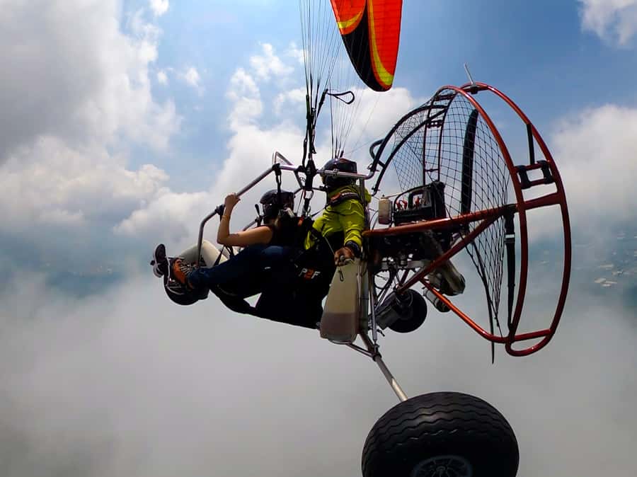 Cali: Paratrike Flight - Paragliding - Starting at Valley Adventours in San Antonio
