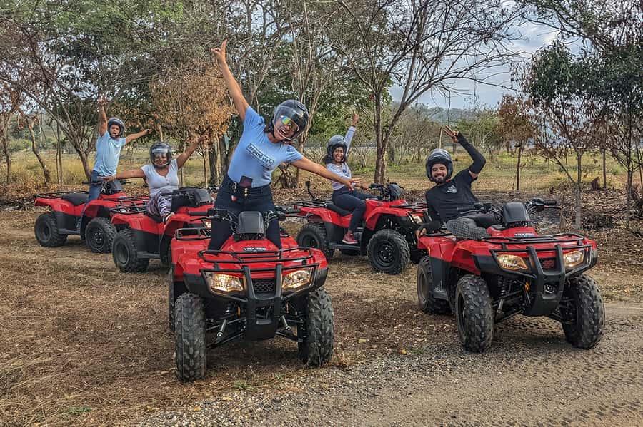 Cartagena ATV Tour - Climbing to the ocean lookout