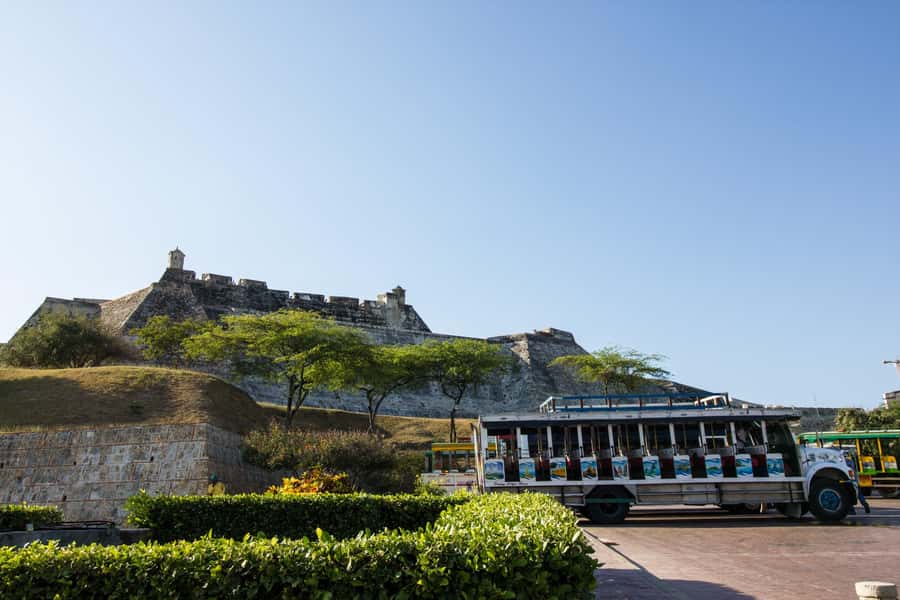 Cartagena City Tour with San Felipe Castle & Old Town Walk - Entering the old city through the Clock Tower
