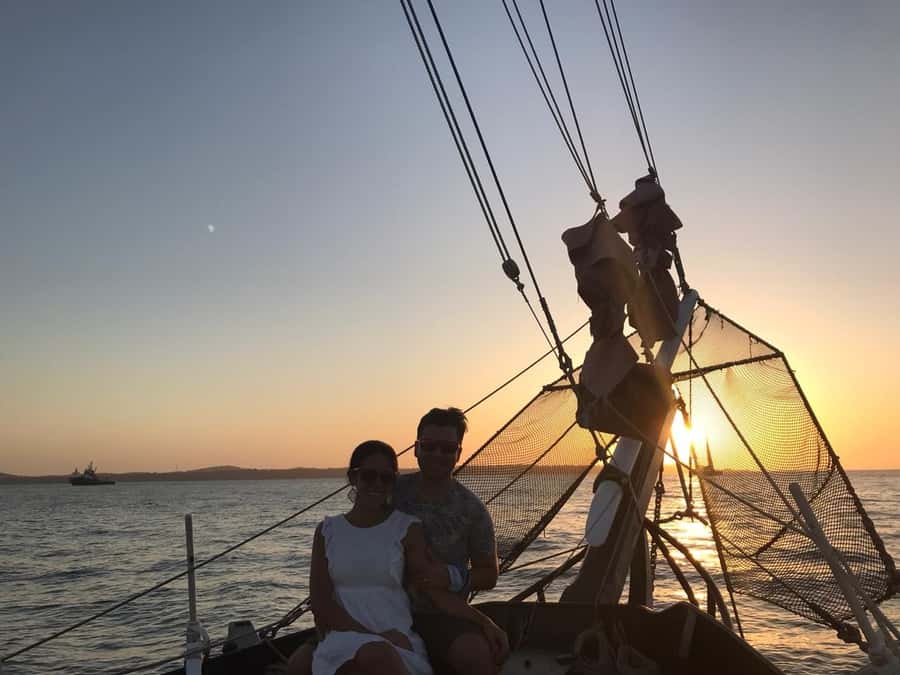 Cartagena, CO: Sunset Skyline Pirate Boat Tour with Drinks - Sunset at the best point in the bay