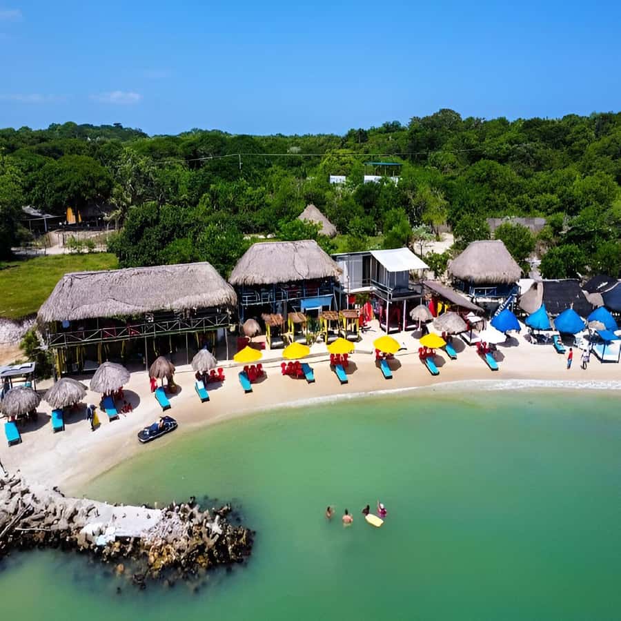 Cartagena: Day Tour to Tierra Bomba Island - Arriving at the beach club