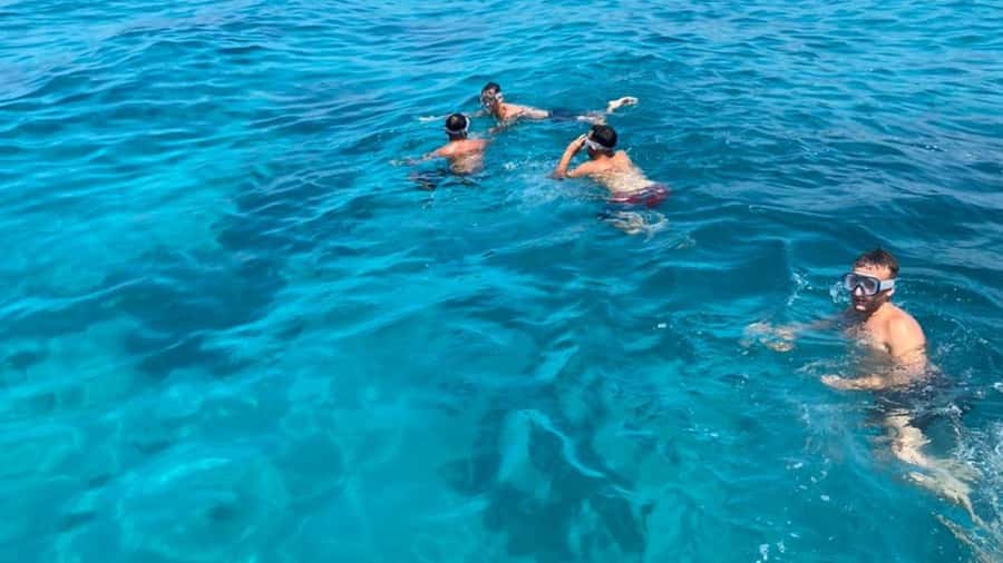 Cartagena: Four Island + Snorkel and See Plankton - Sunset, the return route, and the plankton swim