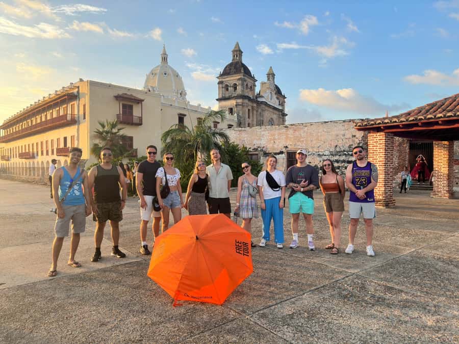 Cartagena: Historic Center and Getsemaní Shared Walking Tour - Passing through the Clock Tower and the old slave route