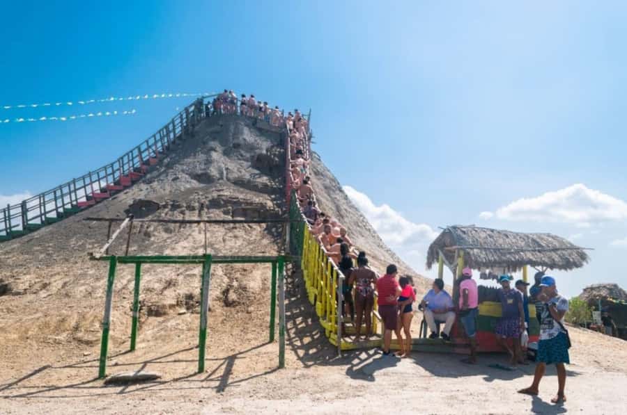 Cartagena: Mud Volcano Tour with Lunch, Pool, and Beach - What happens when you arrive at Totumo