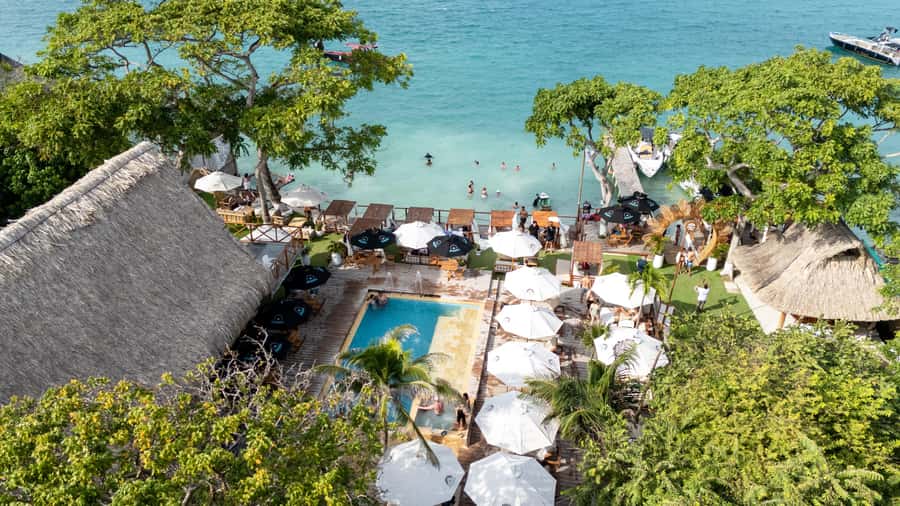Cartagena: Rosario Islands Daypass Ibbiza Island Beach Club - A Full Caribbean Day From Todomar Marina