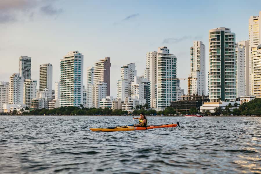 Cartagena: Sunset Sea Kayaking Tour - The 30-minute safety briefing at Castillogrande
