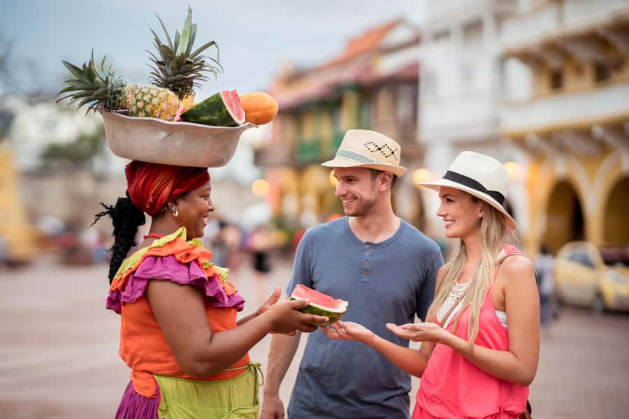 Cartagena: Walled City and Getsemani Shared Walking Tour - One hour through Cartagena’s Walled City