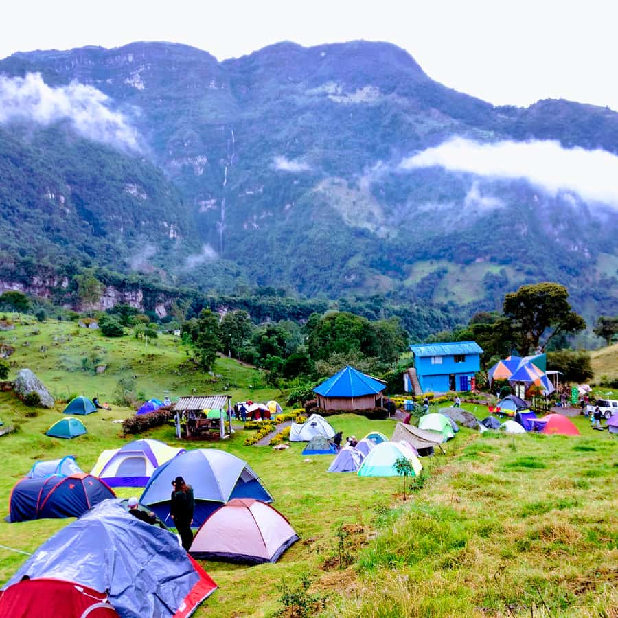 From Bogota: La Chorrera Waterfall Guided Hike - The Waterfall and the Final Approach