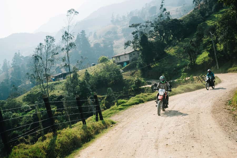 From Bogota: Mountains & Valleys Off-Road Motorcycle Tour - Two to three hours on dirt, gravel, and mud