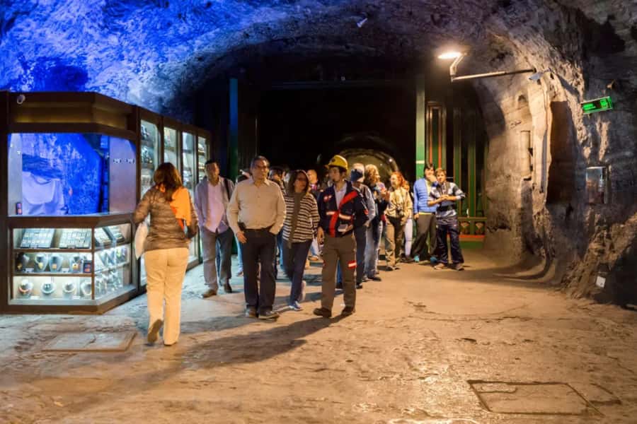 From bogota: Salt Cathedral tour a Cultural Heritage Tour - Entering the former salt mine