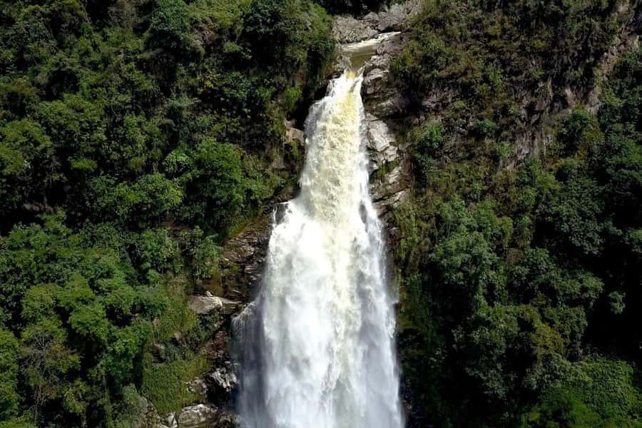 From Medellin: Epic Zipline and Giant Waterfall - The class 3.5 trail to the 100-meter waterfall
