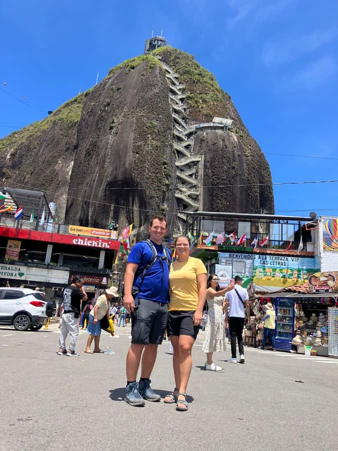 From Medellín: Guatape Private Tour, El Peñol, Boat Ride - The Peñol replica and a piece of local memory