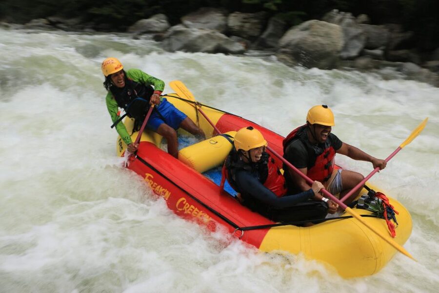 From Medellín: Paragliding and Rafting Combo Tour - Three hours on the Calderas River