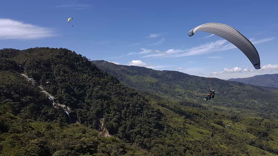 From Medellin: Private Paragliding Tour Over Waterfalls - Waterfalls, canyons, and Antioquia mountain views
