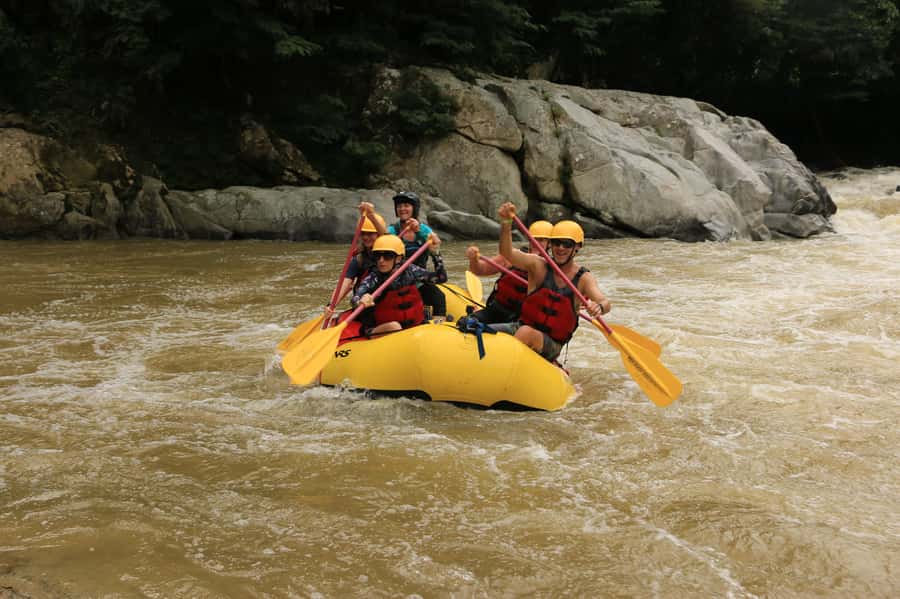 From Medellin: Rafting Experience - The first 2.5 hours of rafting