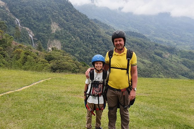 Fun RAFTING + Awesome PARAGLIDING over giant waterfalls from MEDELLIN - Class IV rafting for about 2.5 hours