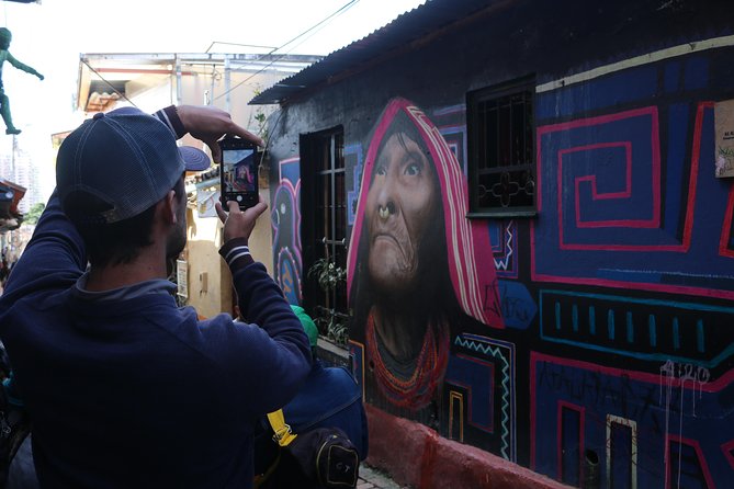 Graffiti Tour in La Candelaria Bogotá with Transportation - The Indigenous Ancestry Lane