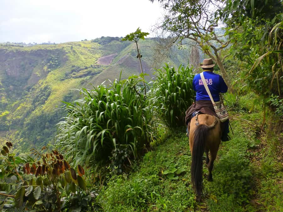 Horseback Riding Tour and visit to Tablón, Chaquira, Pelota - La Chaquira and the first big views