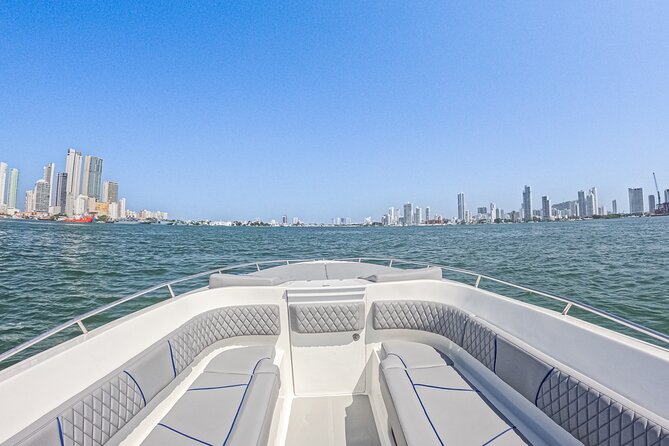 Large Boat Rental in Cartagena de Indias - Space, shade, and the bow sunbed