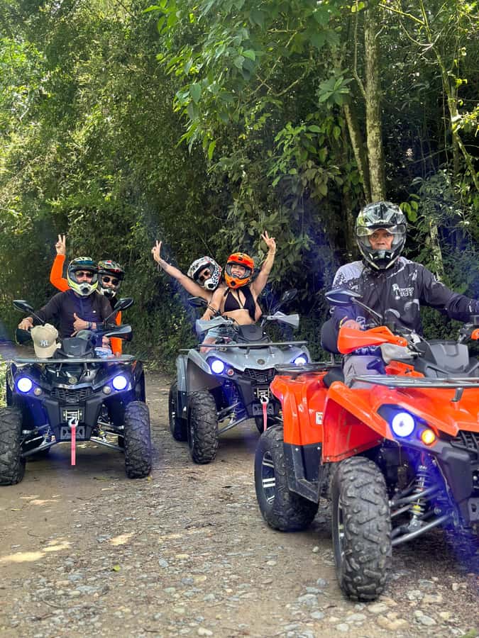 Medellin: Barbosa ATV Guided Tour with Waterfalls and Pools. - Getting comfortable on the ATV