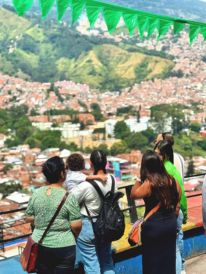 Medellín Comuna 13 local guides snacks and your own graffiti - Local Galleries and the Limits of a Tourist District