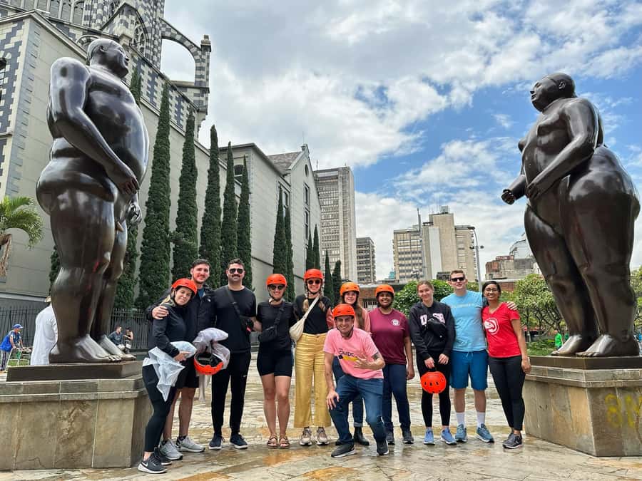 Medellín: History & Local Life Essentials Tour on an E-Bike - Riding under the metro and into the city center