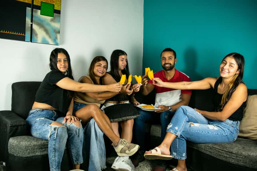 Medellin: Learn to make Colombian empanadas from scratch - Starting with a drink and a local welcome
