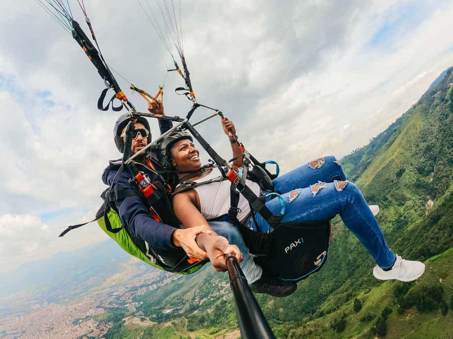 Medellín: Paragliding in the Colombian Andes - Seeing Medellín from the San Félix launch site