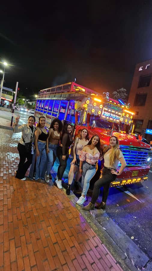Medellin: Party Bus with DJ & Street Food Tastings - The first tastings: empanadas, arepas, and beer