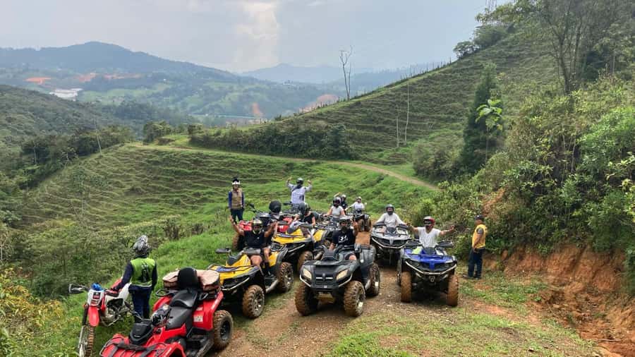 Medellin: Private ATV TOUR 1.5H - One and a half hours across mixed Antioquia terrain