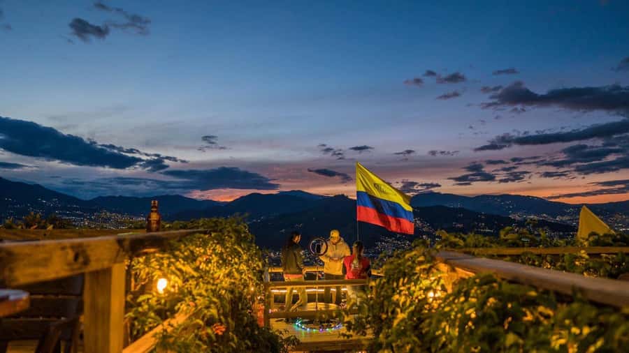 Medellín: Private Food Tour With The Best Viewpoints. - The Eight Wonder Bar ends the tour above the lights