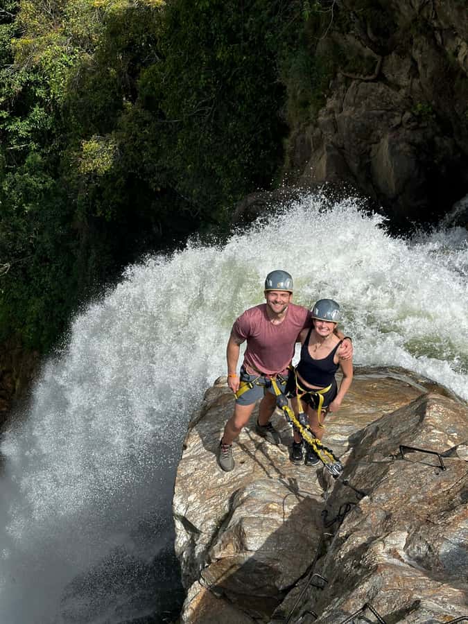 Natural Reserve: Highest Zipline, Climbing & Waterfalls - La Ceja gives the journey a local pause
