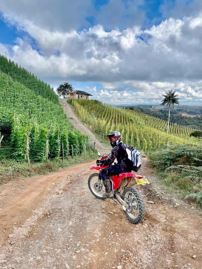 Off-road motorcycle adventure through the Medellín mountains - Three hours through forests, rivers, and canyons