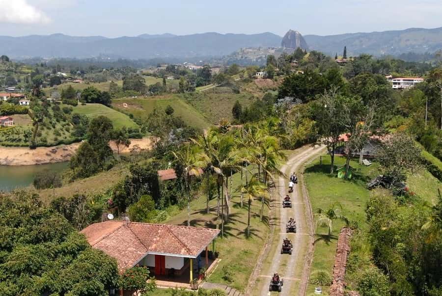 Pablo Escobar Mansion+Paintball+Boat+ATV (Private Guatape) - Climbing El Penol Rock