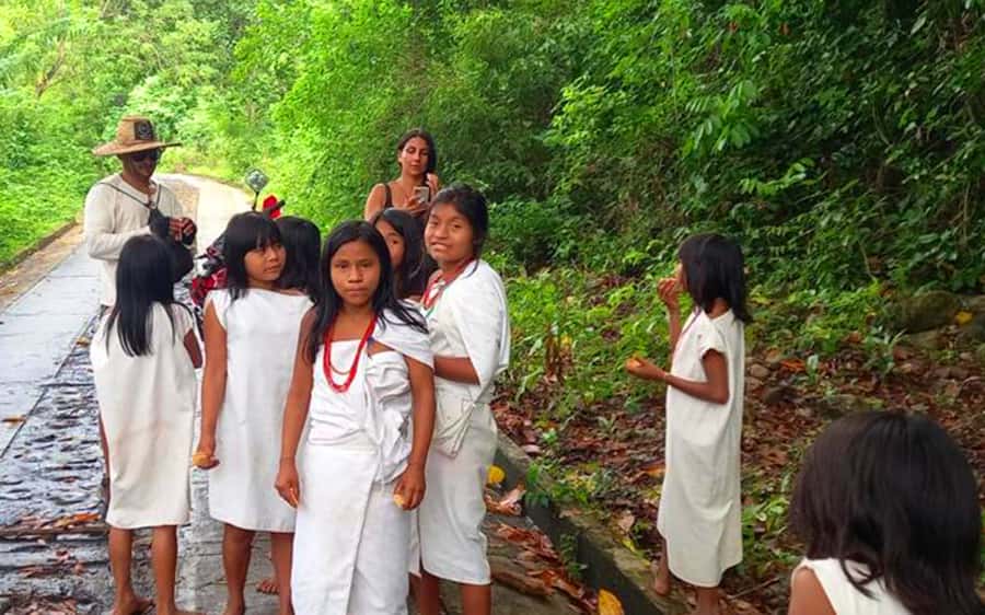 Palomino: Private Tour to Tungueka Indigenous Village - Walking through the mountain reserve