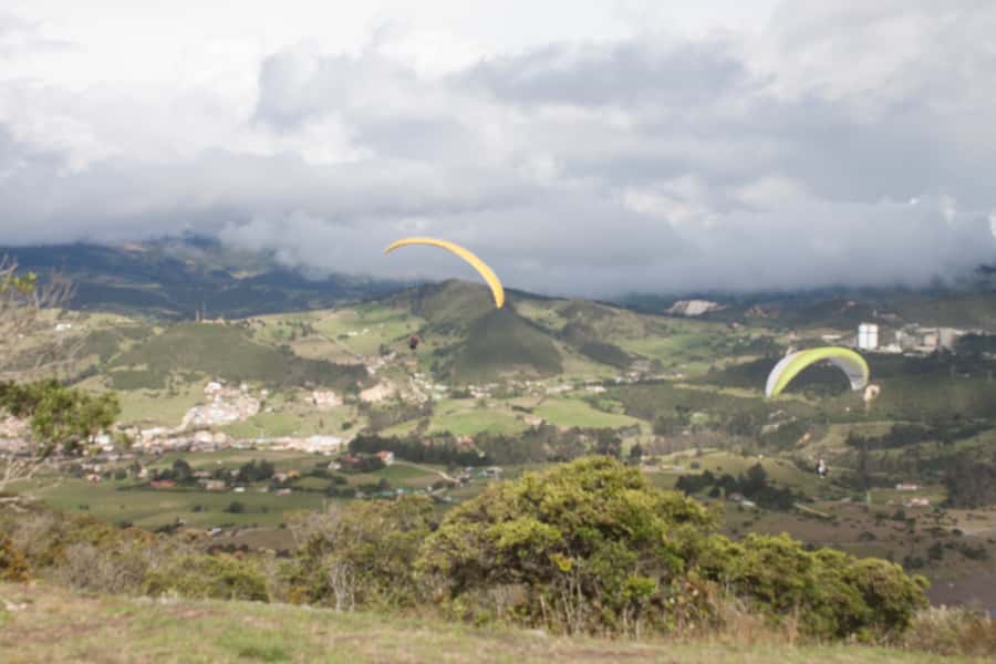 Paragliding Activity with Transfers from Bogota - What the 20-minute tandem flight feels like