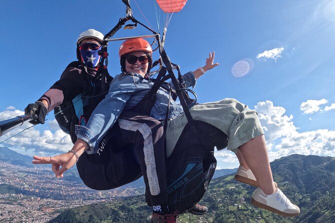 Paragliding in Medellin. - The mountain takeoff