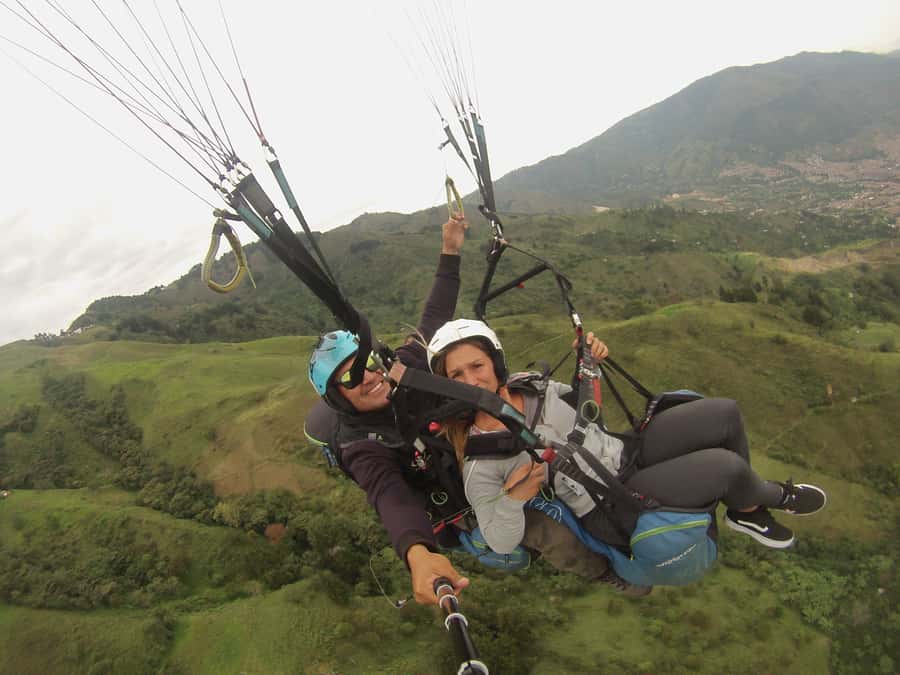 Paragliding Trip with Certified Pilots + Transportation - Preparing for takeoff with a certified pilot