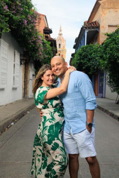 photo session through the streets of cartagena