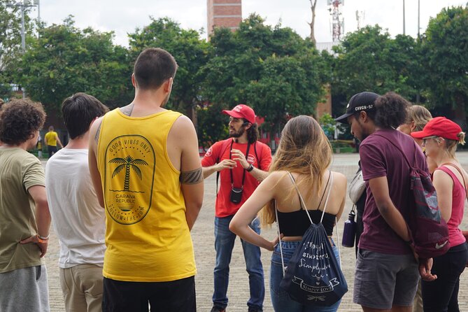 Post-conflict Shared Tour (Paul) and Violence Medellin - Education takes center stage at Plazuela San Ignacio