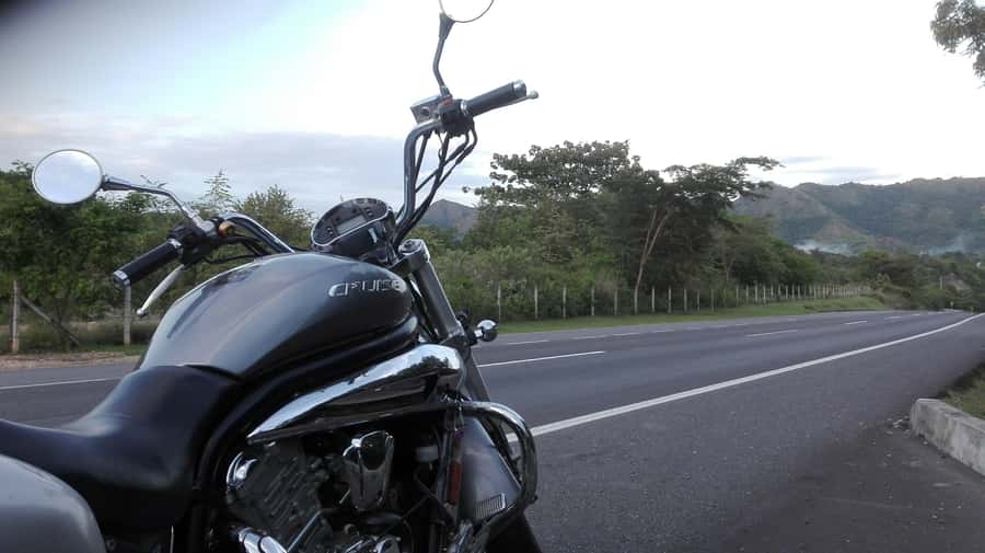 Private Tour on a 1100cc Cruiser Motorcycle - Cristo Rey gives the main city view