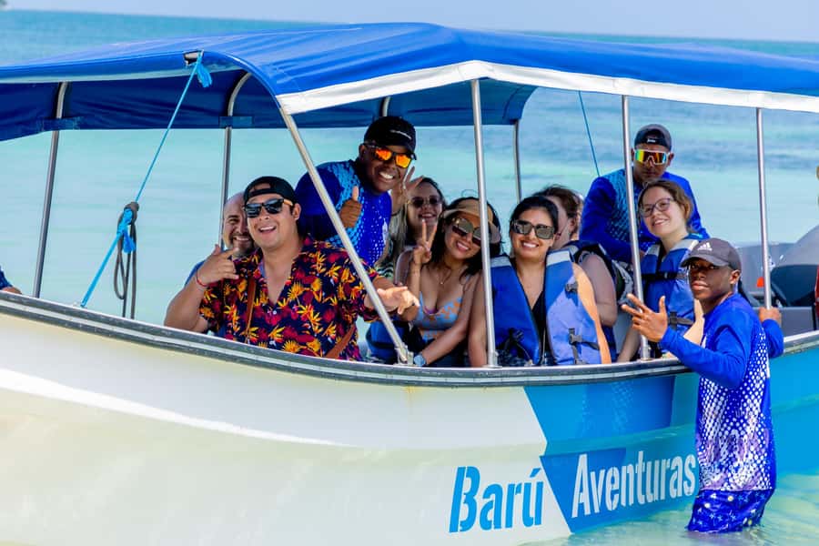Rosario Islands -Barú : Agua Azul Beach, with lunch - Leaving Cartagena by road and water