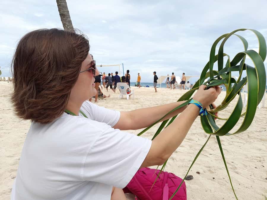San Andres: Coco Art Workshop - The 20-Minute Ride and Changing Views